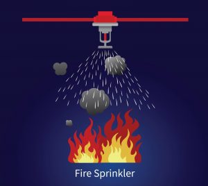 fire sprinkler vector